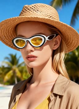 Retro Oval Bold Futuristic Sunglasses