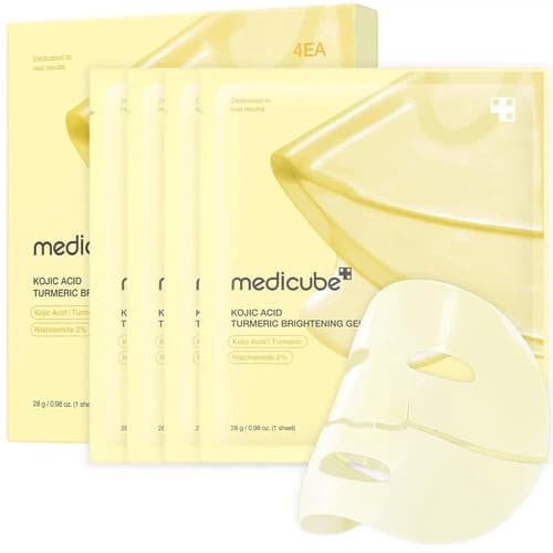 MEDICUBE - Kojic Acid Turmeric Gel Mask - 4ea